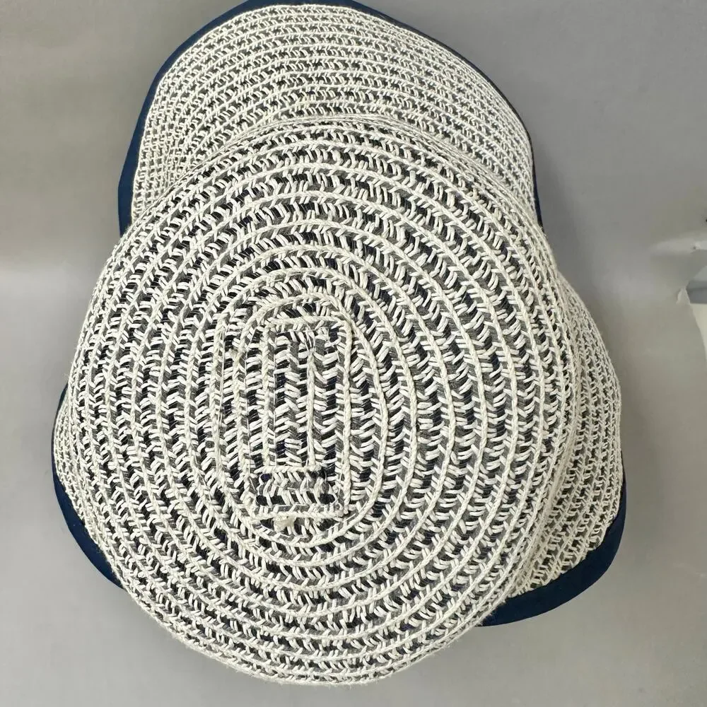 San Diego Hat Company Contrasting Edged Sun Brim Hat Hook & Loop‎ back
